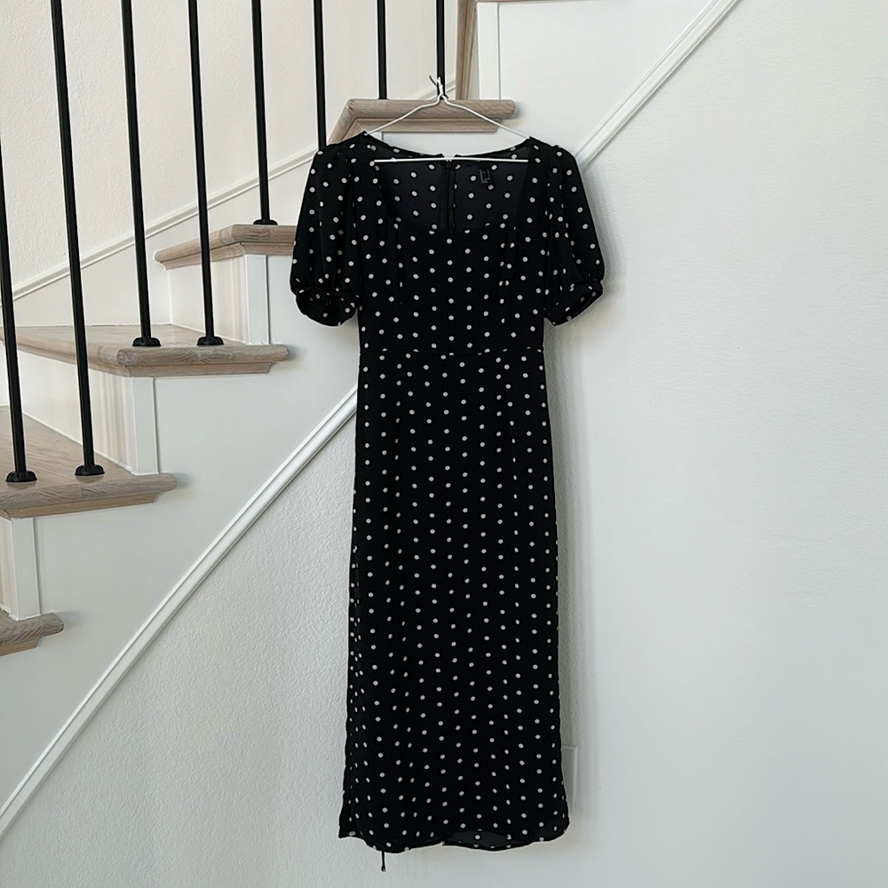 Long dotted dress